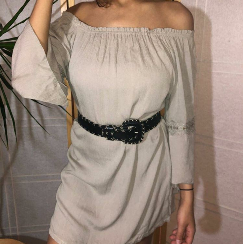 Tan  blouse